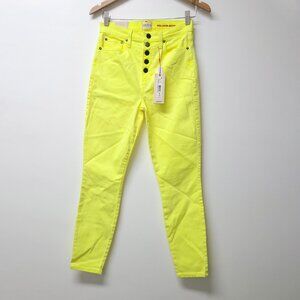 NWT Alice + Olivia High Rise Skinny Jeans Size 28 Button Fly